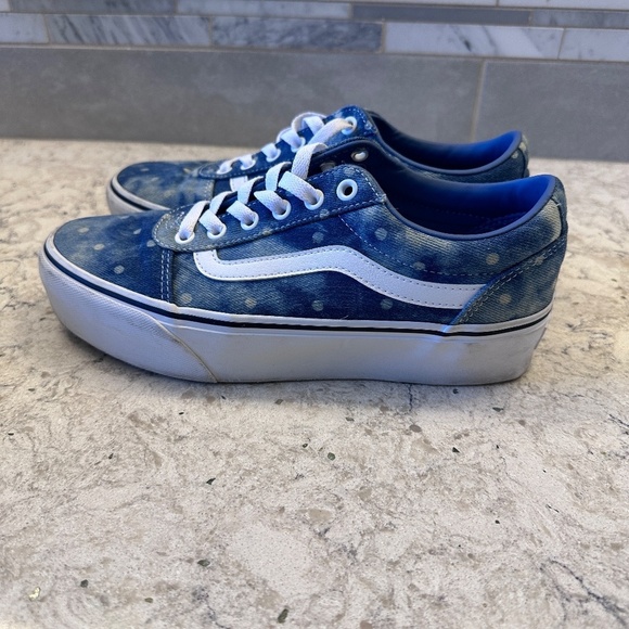 Vans Polk - a dot blue Vans Size 9 - Picture 1 of 12